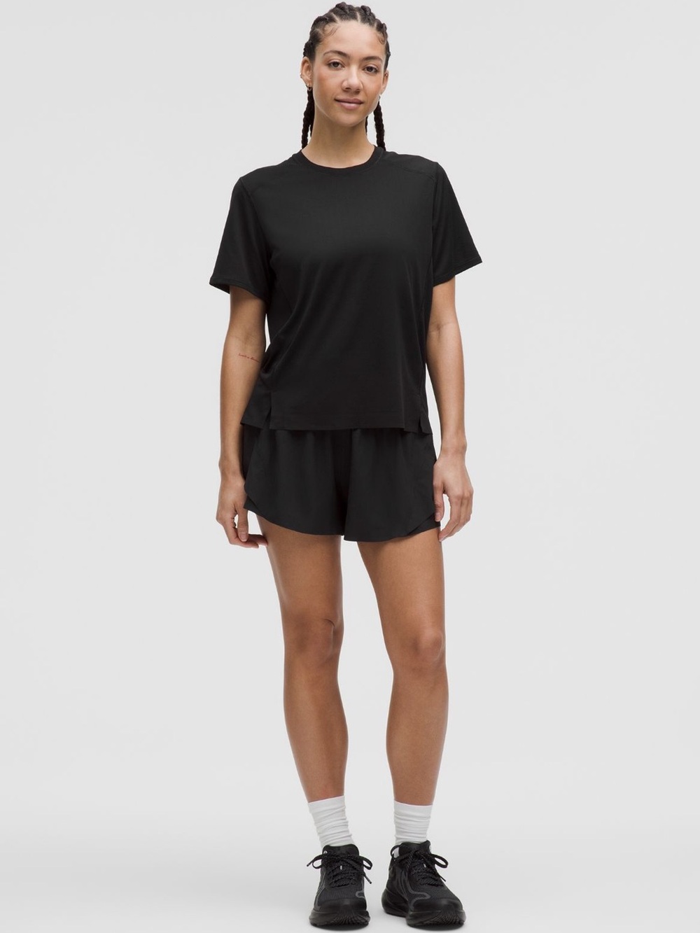 Lululemon Black Active Tee oversized